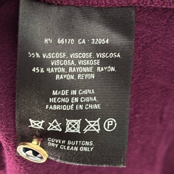 ANTHROPOLOGIE Maeve Galina dress purple sangría - Picture 7 of 7